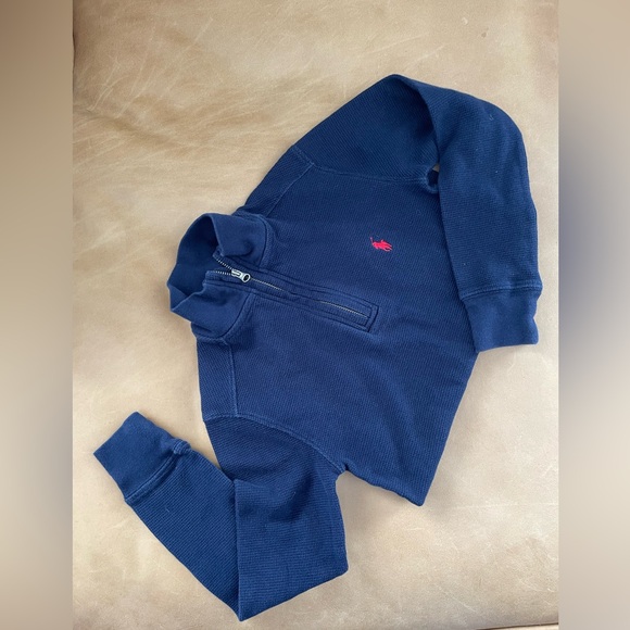 Polo long sleeve knit pullover - Picture 2 of 2